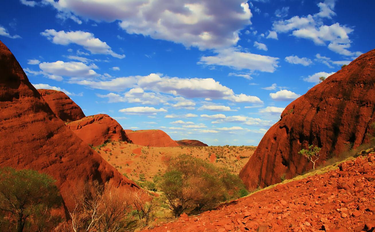 Rocky desert view